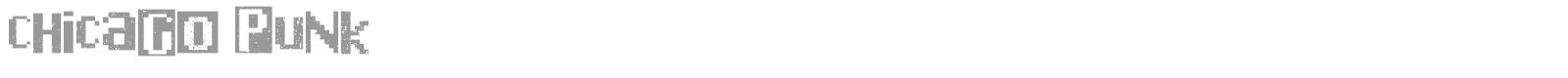 Chicago Punk font preview